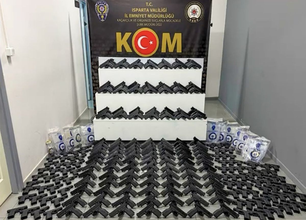 Isparta'da Büyük Silah Operasyonu