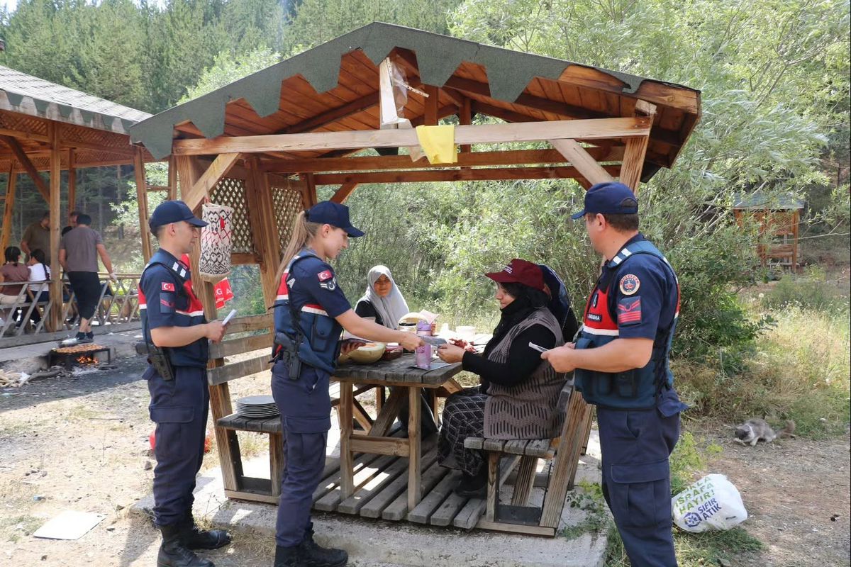 Bayburt'ta Orman Yangınlarına Karşı Bilgilendirme