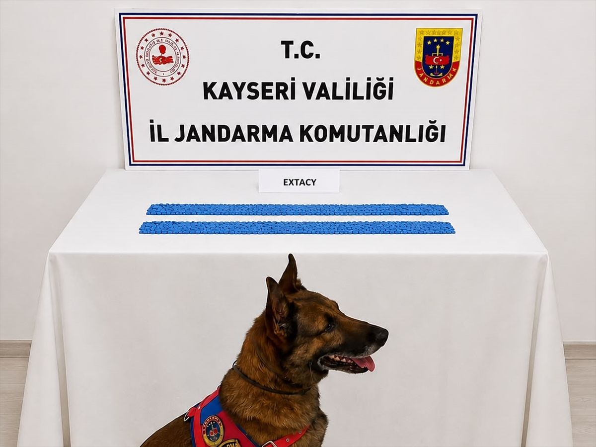 İncesu'da Uyuşturucu Operasyonu: 2 Bin 700 Hap Ele Geçirildi