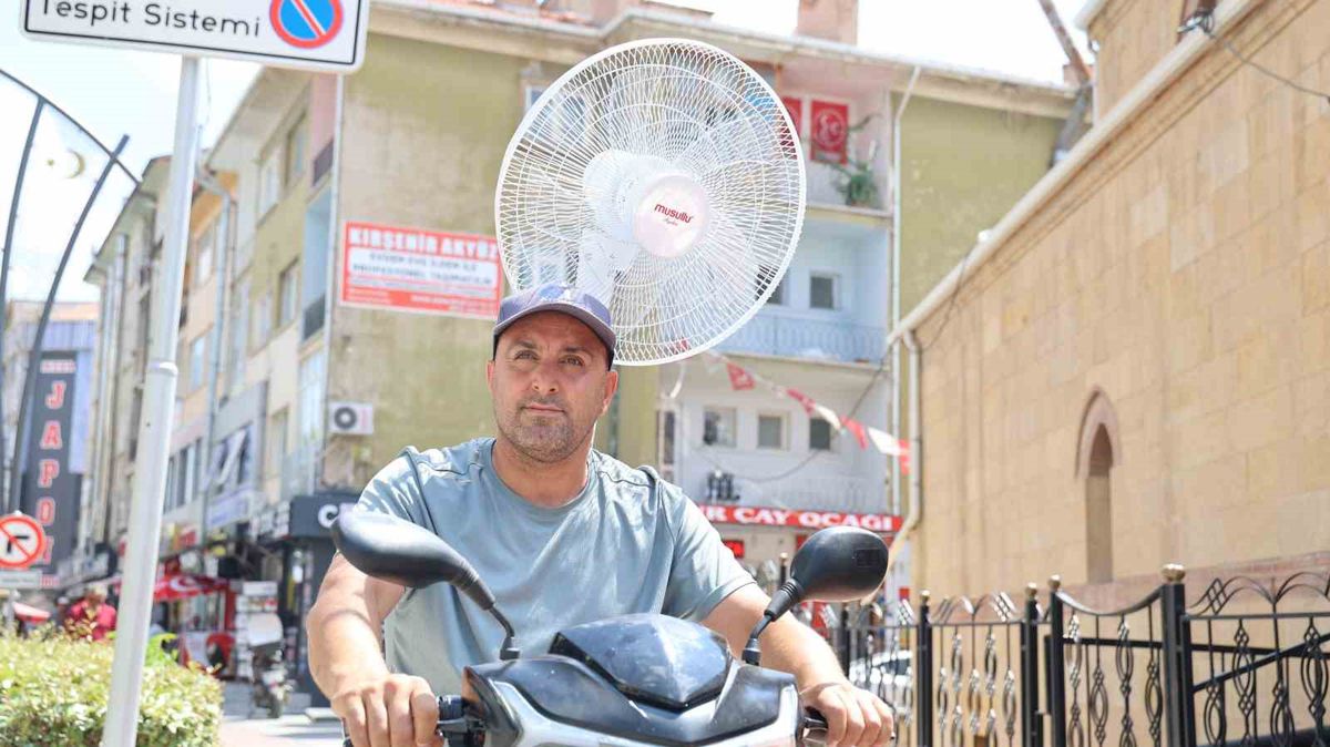 Kırşehir'de Sıcak Havaya Vantilatörlü Çözüm