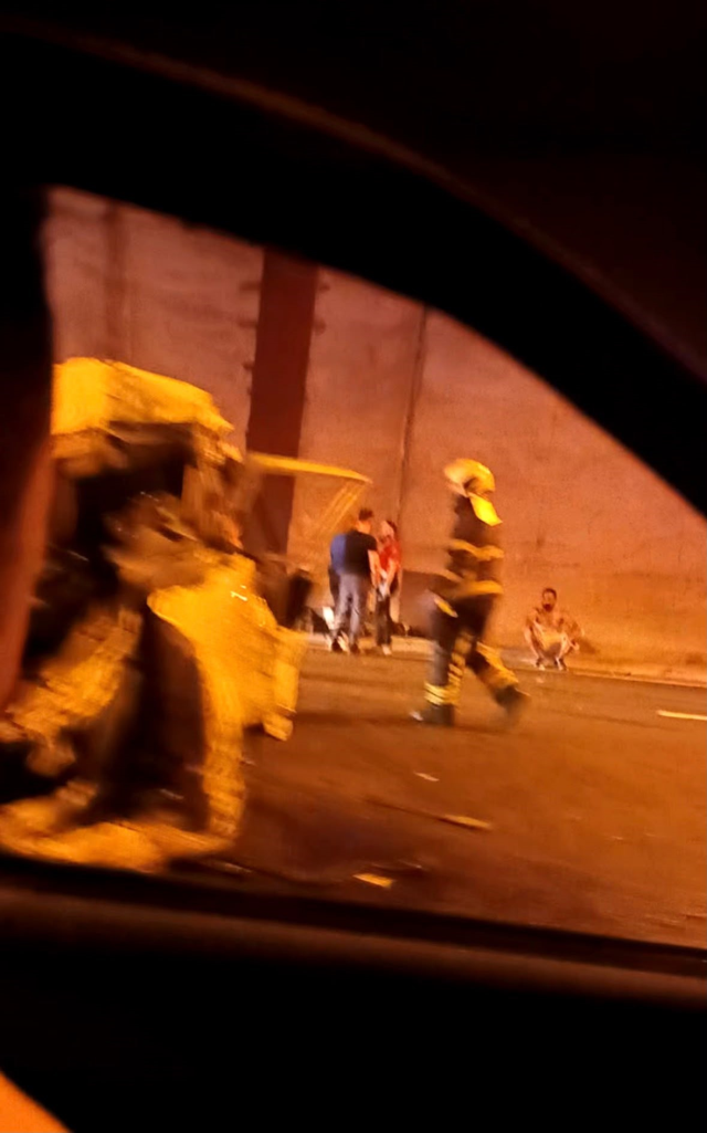 حادث مروع في النفق