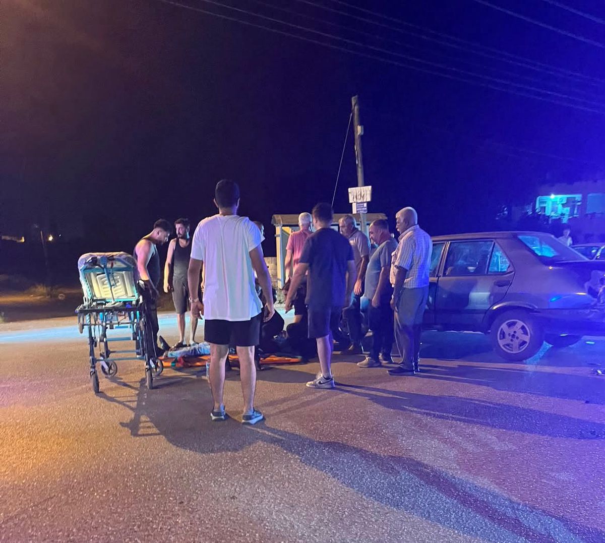 Hatay'da Motosikletler Otomobile Saplandı: 2 Yaralı