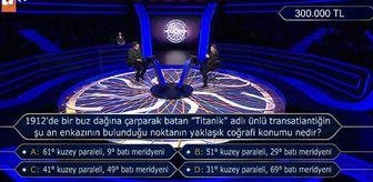 1912'de bir buz dağına çarparak batan 'Titanik' adlı ünlü transatlantiğin şu an enkazının bulunduğu noktanın yaklaşık coğrafi konumu nedir?
