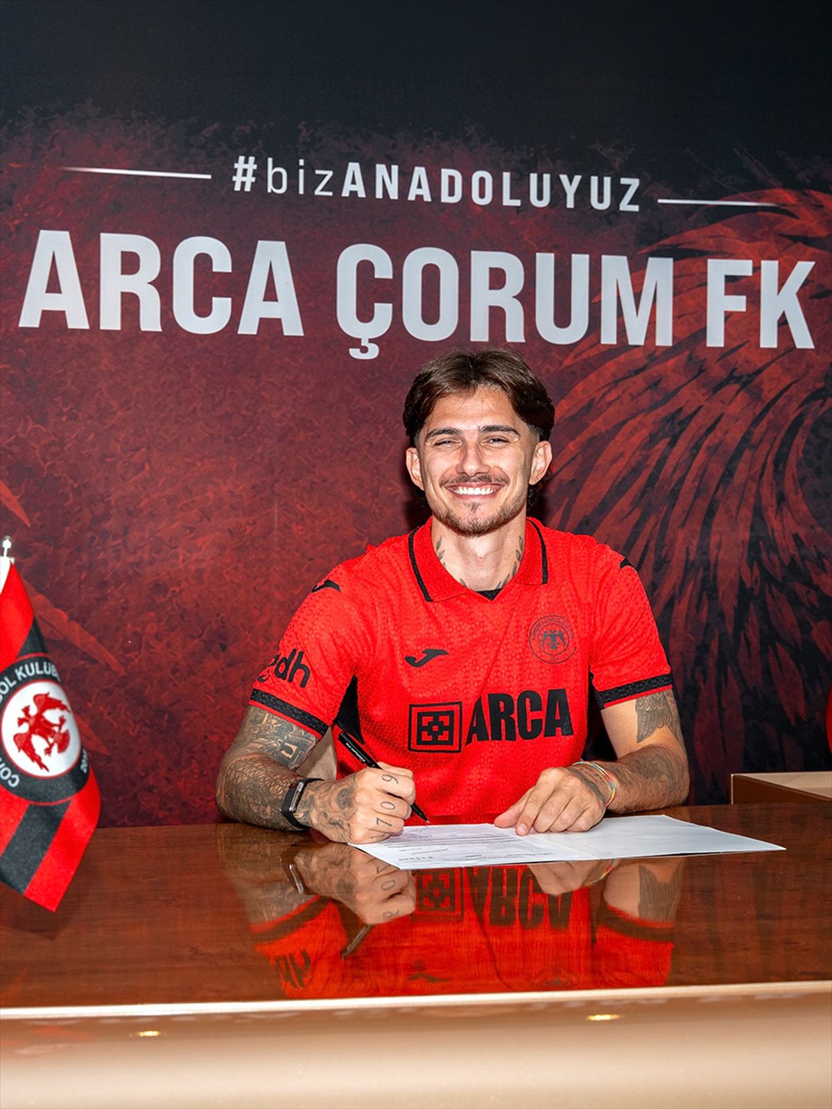 Çorum FK, milli oyuncu Berat Ayberk Özdemir'i transfer etti