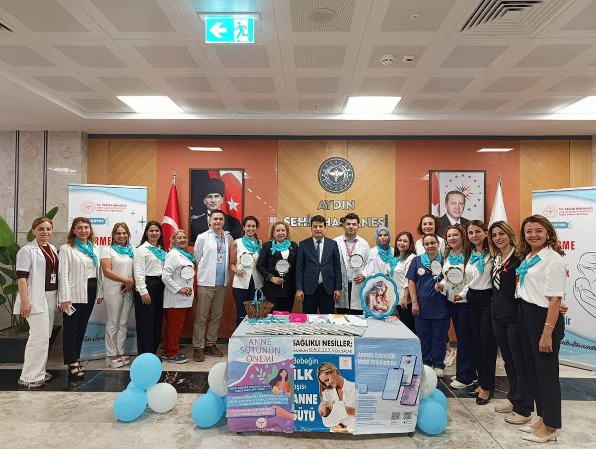 Aydın Şehir Hastanesi'nde Dünya Emzirme Haftası Etkinliği