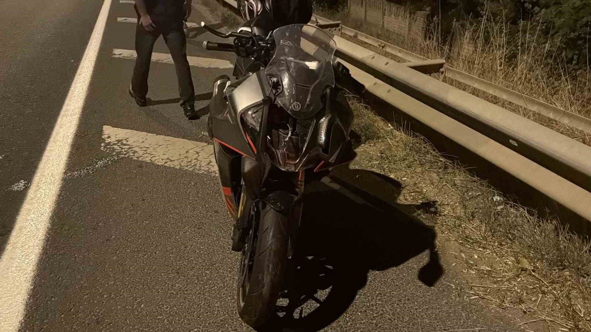 Bolu'da motosiklet kazası: 2 yaralı