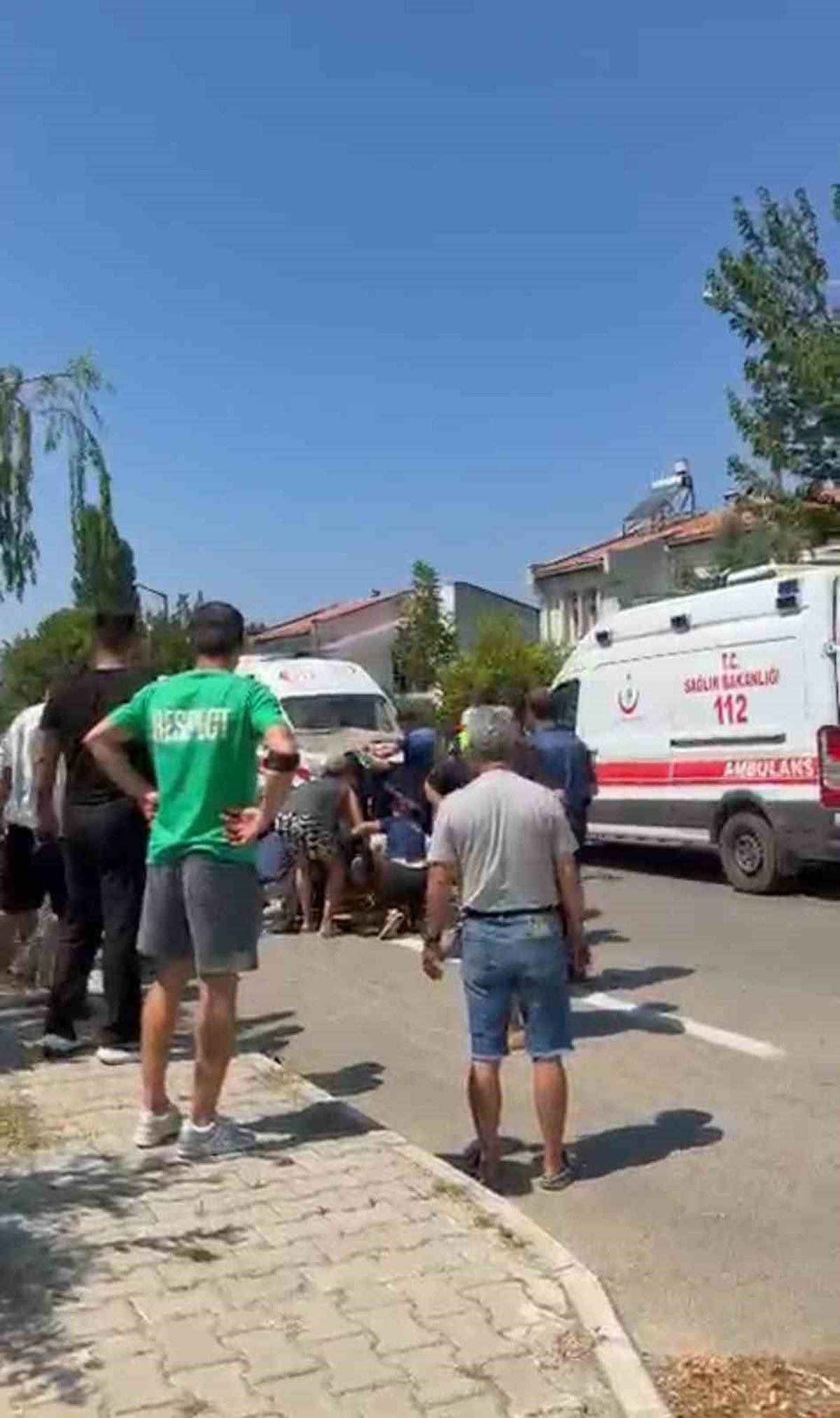 Gökçeada'da motosiklet kazası: 2 ölü