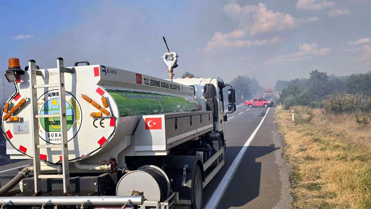 Edirne'de Orman Yangını Kontrol Altına Alındı