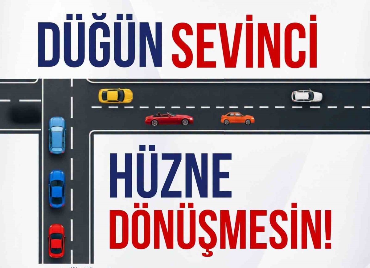 Erzurum Emniyet'ten Düğün Konvoyları İçin Kritik Uyarı