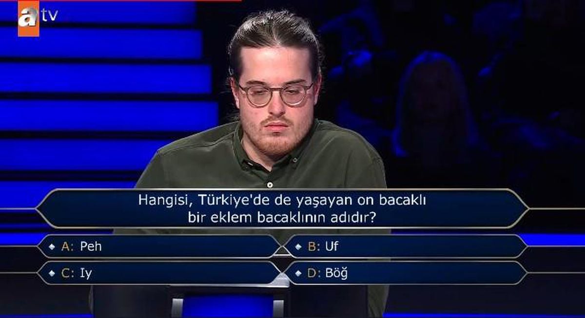 Hangisi, Türkiye'de de yaşayan on bacaklı bir eklem bacaklının adıdır?