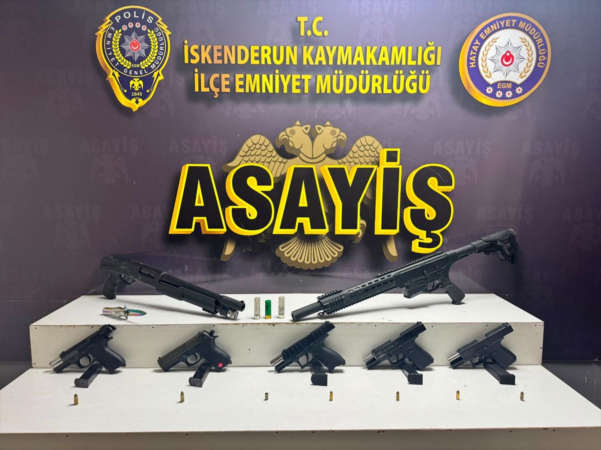 İskenderun'da ev ve otomobil kurşunlama: 7 tutuklama
