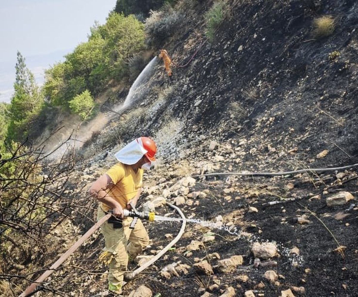 Kahramanmaraş'ta Orman Yangını Kontrol Altına Alındı