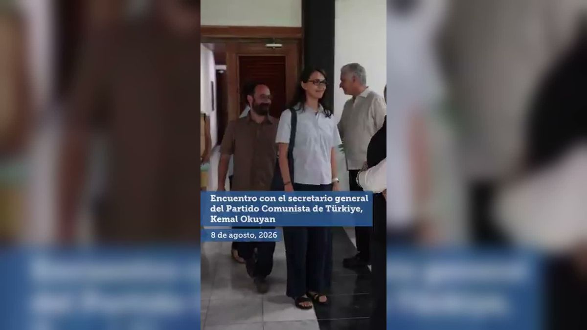 Küba Devlet Başkanı Díaz-Canel, TKP Genel Sekreteri Okuyan'ı Havana'da kabul etti