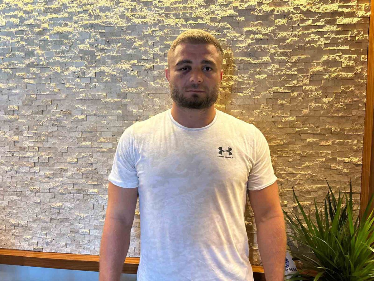Başpehlivan Serhat Elvan akaryakıt istasyonunda saldırıya uğradı
