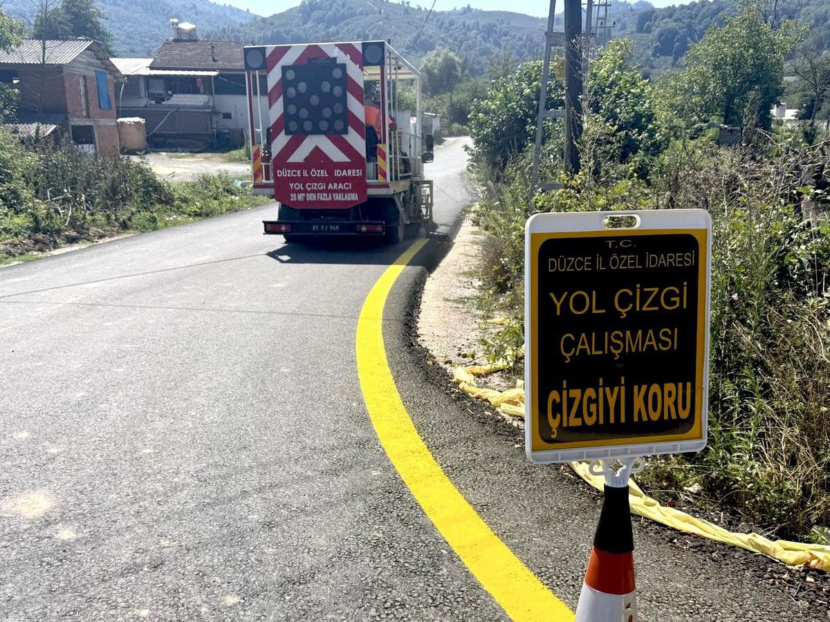 Akçakoca'da köy yollarında güvenlik çalışmaları tamamlandı