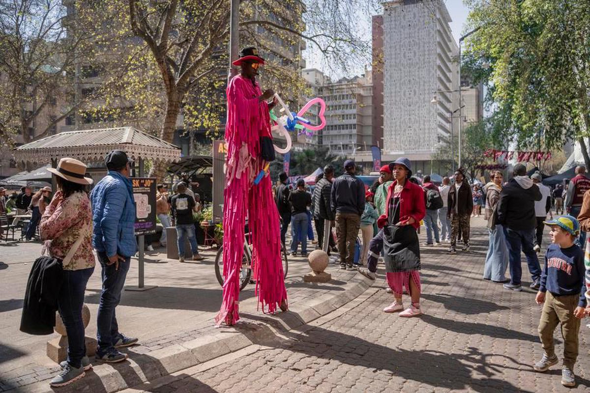 Johannesburg'da Araçsız Gün Etkinliği