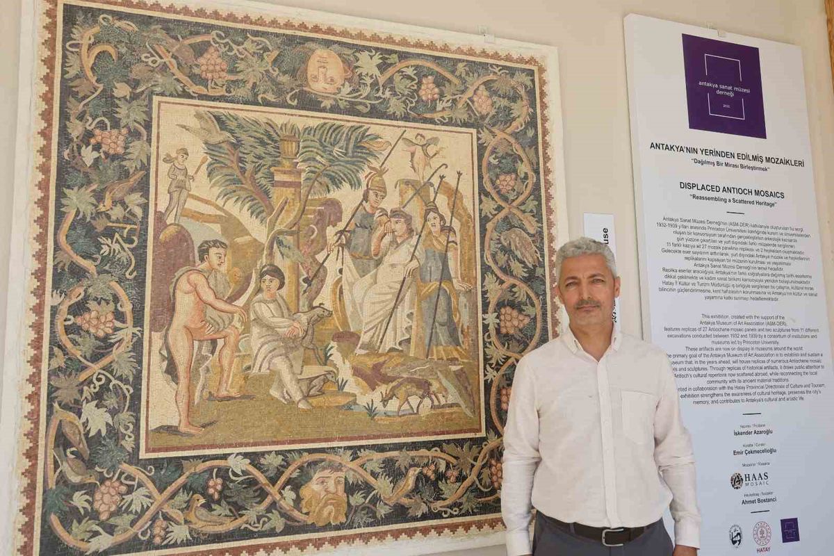 Hatay'ın Yerinden Edilmiş Mozaikleri Sergisi Açıldı