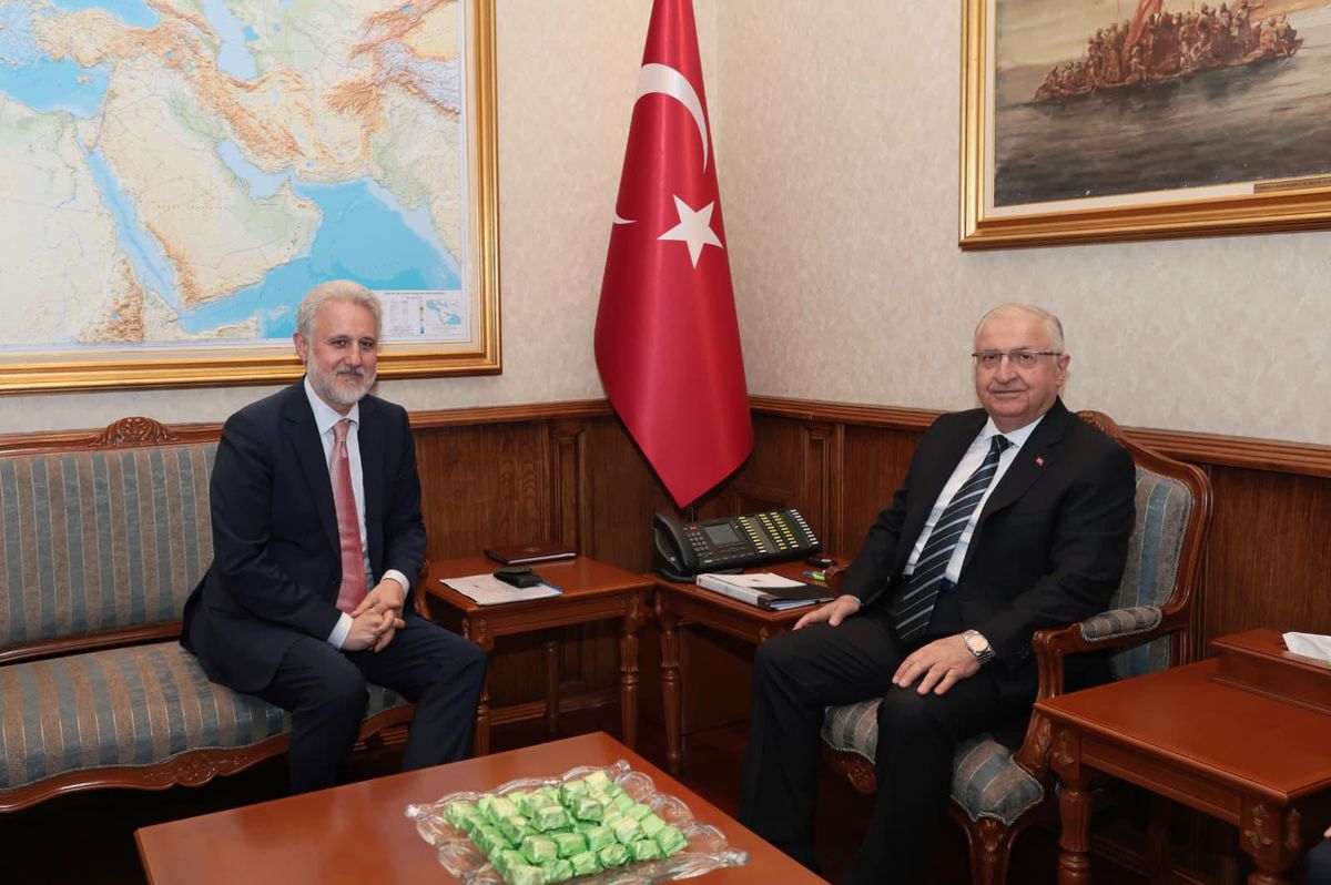 Milli Savunma Bakanı Güler, Romanya Danışmanı Lazurca'yı Kabul Etti