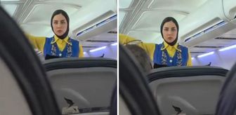 Çekmeyin dedi, dinletemedi! Kadın hostesin kendisini çeken yolculara tepkisi viral oldu!