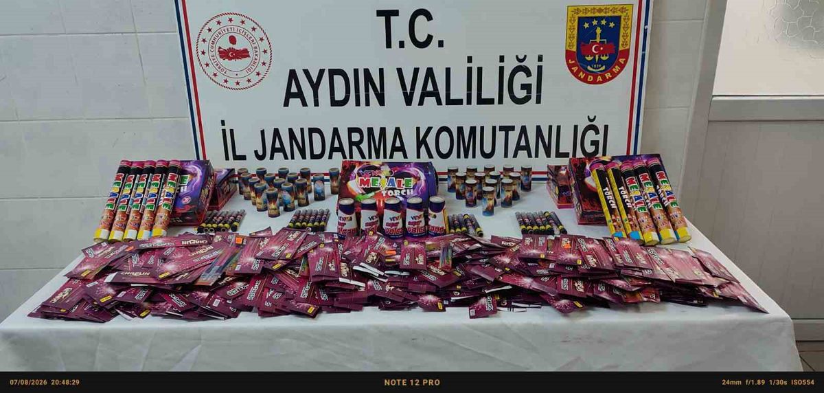 Didim'de yanıcı madde operasyonu