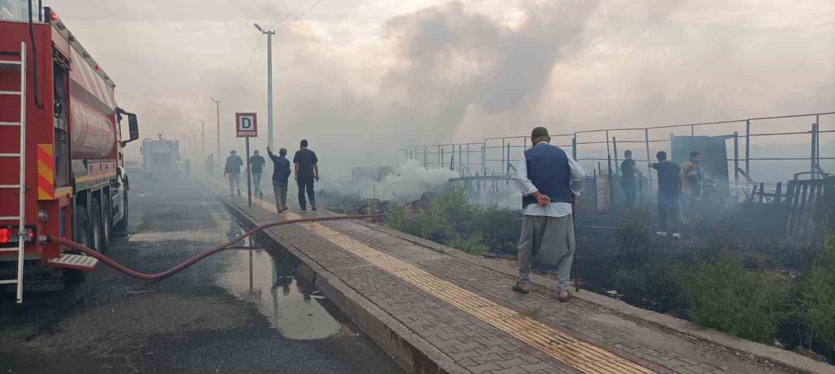 Diyarbakır'da Anız Yangını: Dumanlar Yerleşim Yerlerini Etkiledi