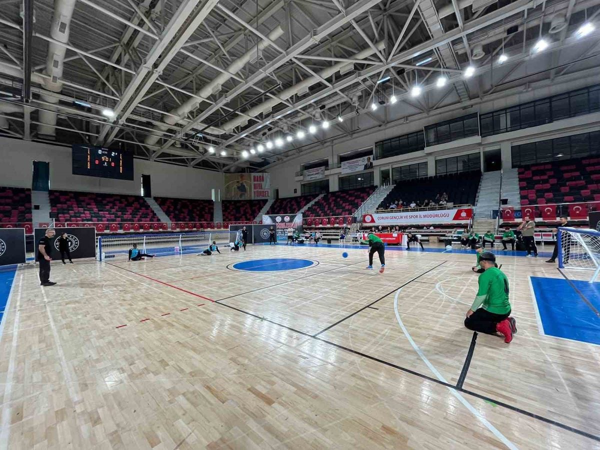 Çorum'da Goalball 1. Lig Heyecanı Başladı