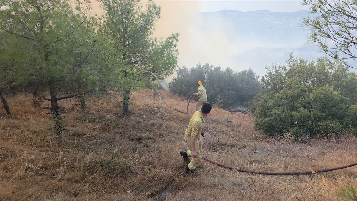 Manisa Kula’da Orman Yangını Kontrol Altına Alındı