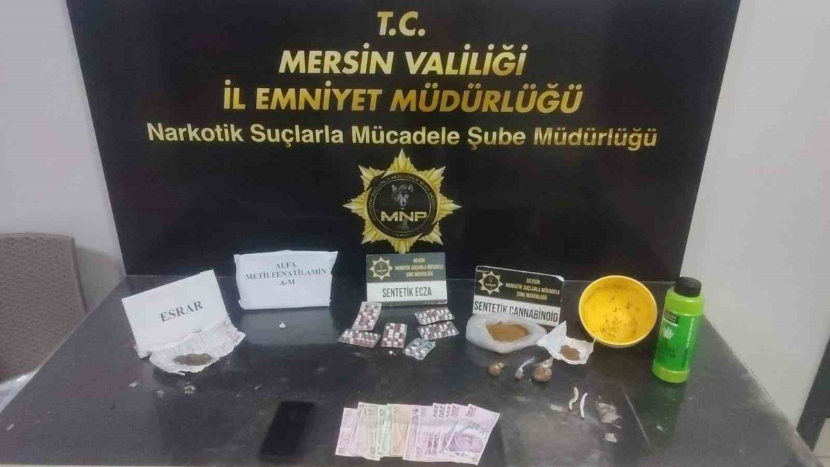Mersin'de Uyuşturucu Operasyonu: 4 Tutuklama