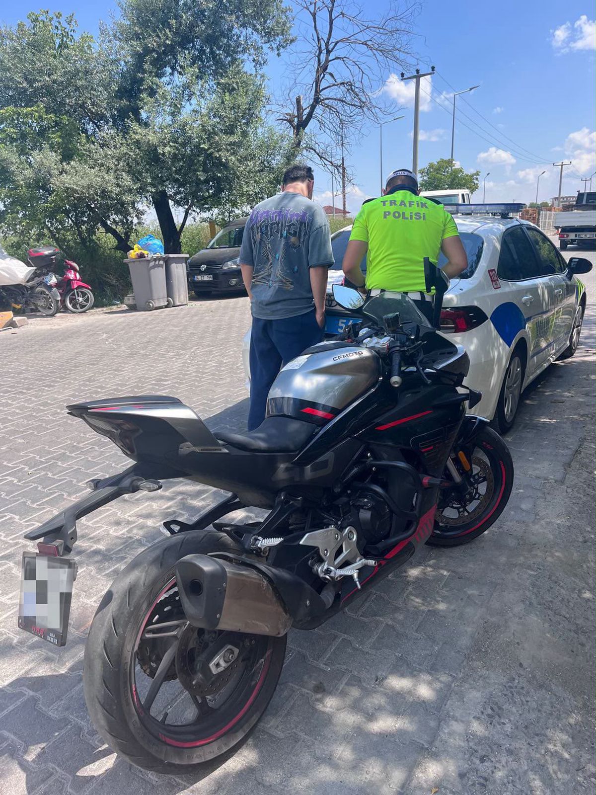 Bolu'da motosiklet şovuna 46 bin TL ceza