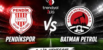 Pendikspor Batman Petrol maçı hangi kanalda, saat kaçta, Pendikspor Batman Petrol nereden CANLI izlenir?