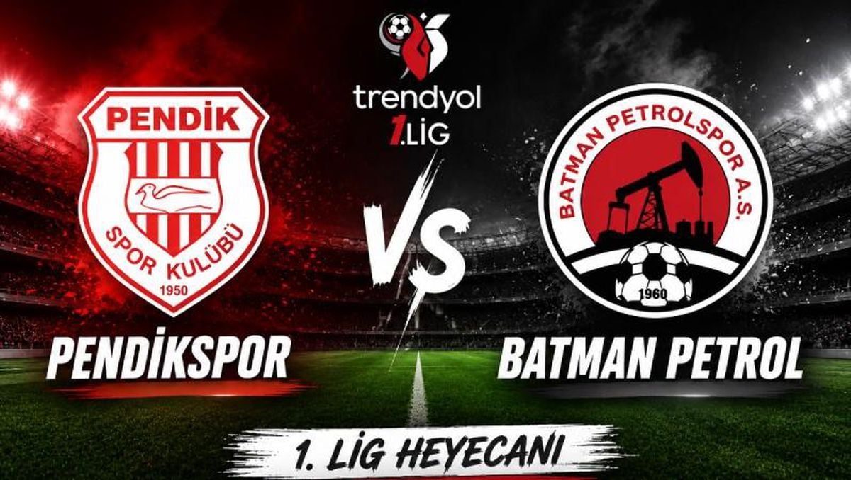 Pendikspor Batman Petrol maçı hangi kanalda,saat kaçta, Pendikspor Batman Petrol nereden CANLI izlenir?