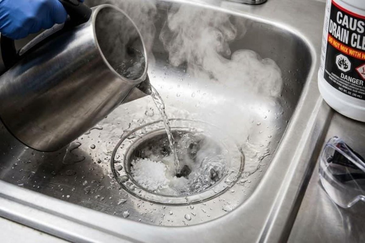 Lavabo açıcı bomba gibi patladı: 6 kişi yaralandı