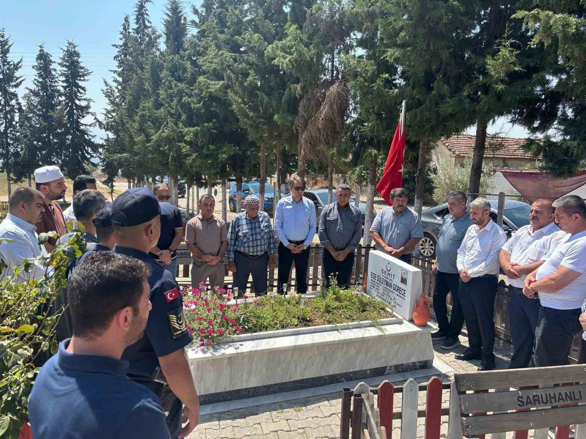 Şehit Ege Süleyman Görece Manisa'da dualarla anıldı