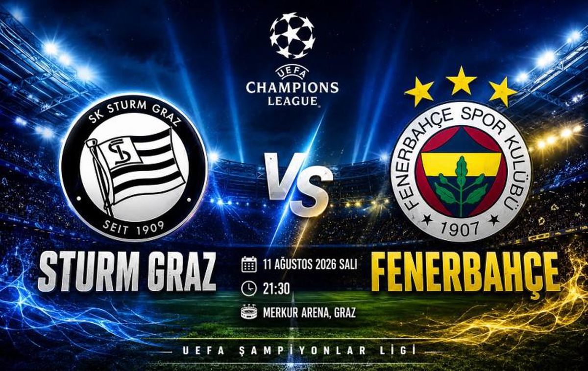 Sturm Graz Fenerbahçe maçı hangi kanalda, ne zaman, saat kaçta, Sturm Graz Fenerbahçe muhtemel 11'ler açıklandı mı?