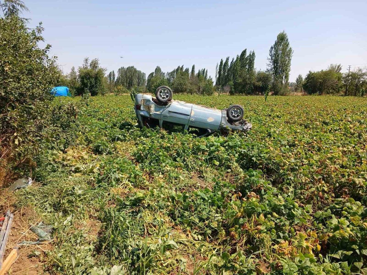 Şuhut'ta Otomobil Devrildi: 1 Yaralı