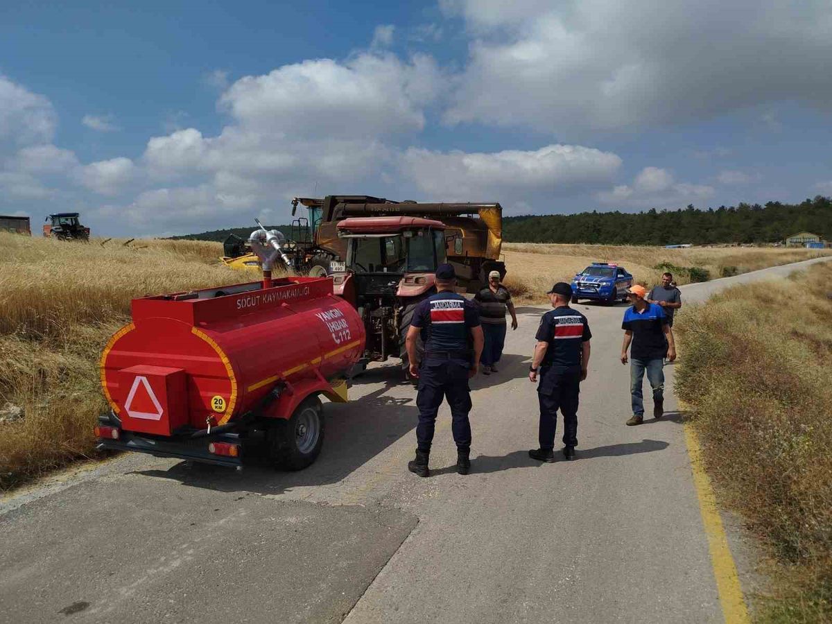 Bilecik'te Hasat Yangınlarına Karşı Jandarmadan Sıkı Denetim
