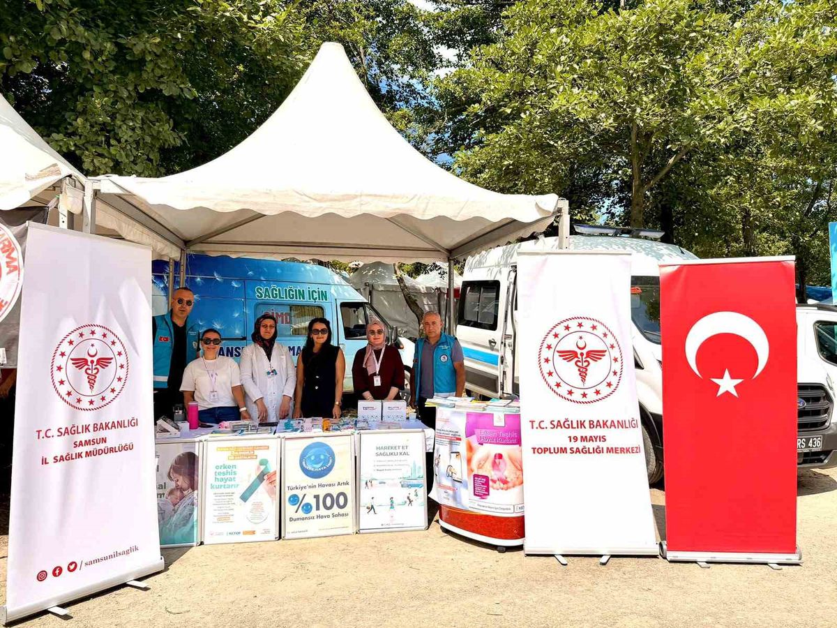 Samsun'da sağlık bilgilendirme ve farkındalık etkinliği düzenlendi