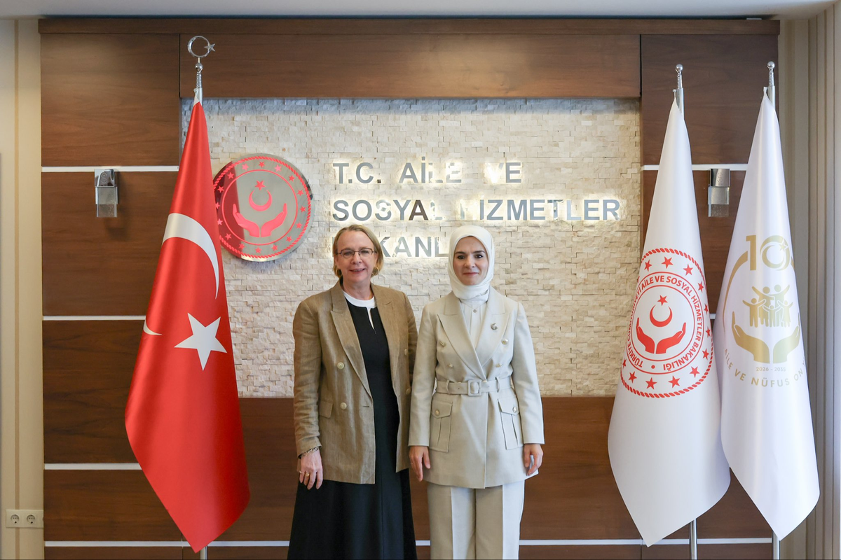 Bakan Göktaş, BM Kadın Birimi Türkiye Direktörü ile görüştü