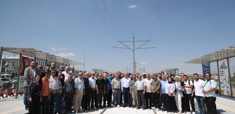 BAŞKAN ALTAY BASIN MENSUPLARIYLA BİRLİKTE RAYLI SİSTEM PROJELERİNİ İNCELEDİ