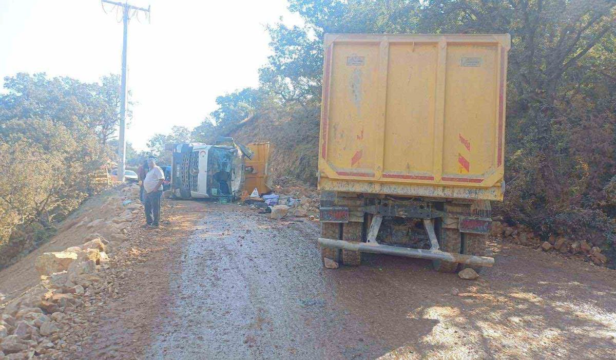 Bilecik'te Kamyonlar Kafa Kafaya Çarpıştı: 2 Yaralı