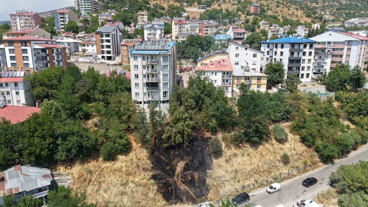 Tunceli'de Çocukların Torpil Oyunu Örtü Yangınına Yol Açtı