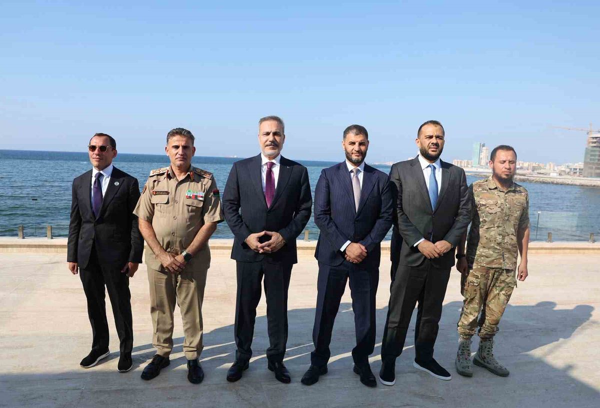 Fidan, Libya'da İbrahim Dibeybe ile görüştü