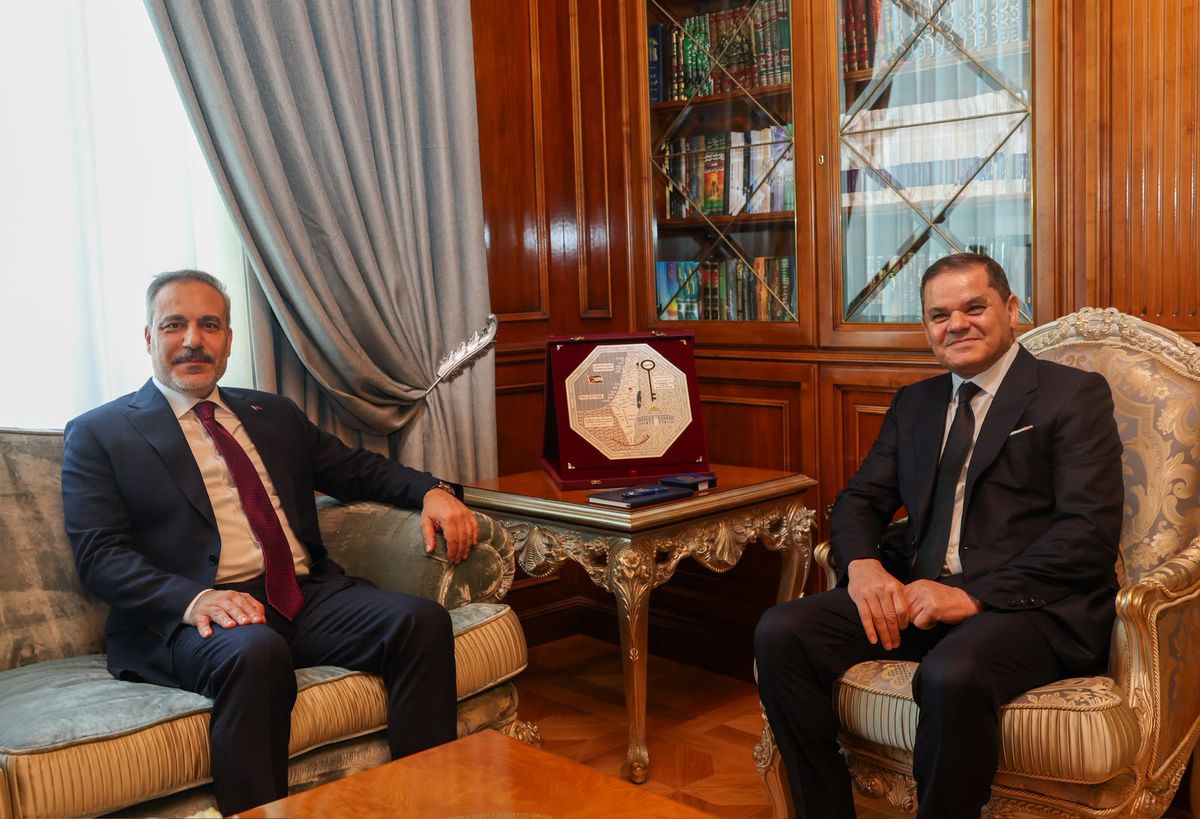 Dışişleri Bakanı Fidan, Libya Başbakanı Dibeybe ile Trablus'ta Görüştü