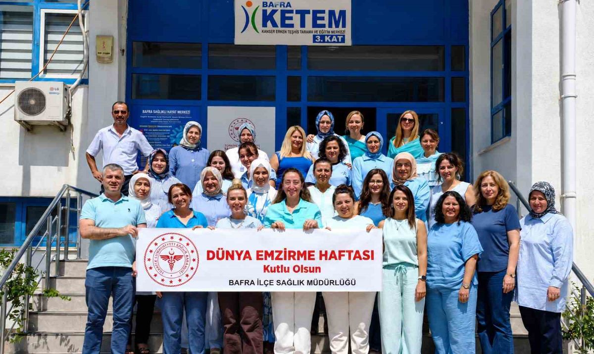 Bafra’da Dünya Emzirme Haftası: Anne Sütünün Önemi Vurgulandı