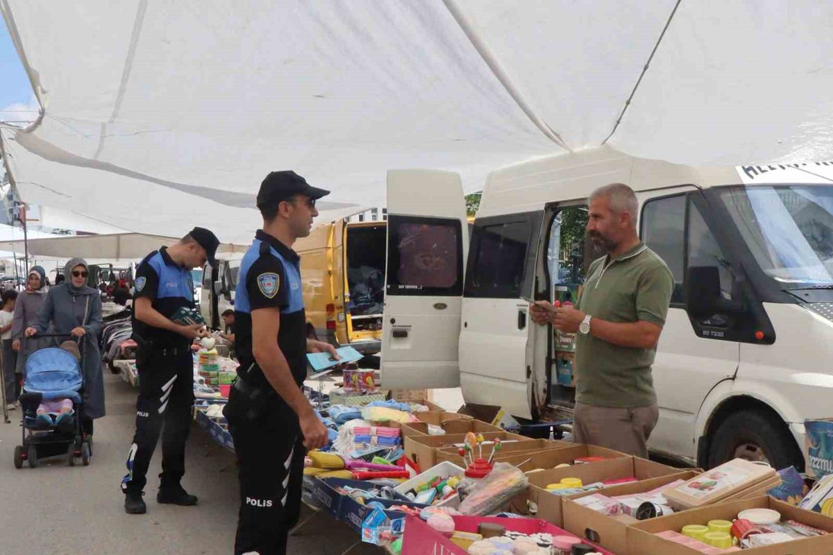 Erzurum'da Polis Pazarında Dolandırıcılık Uyarısı