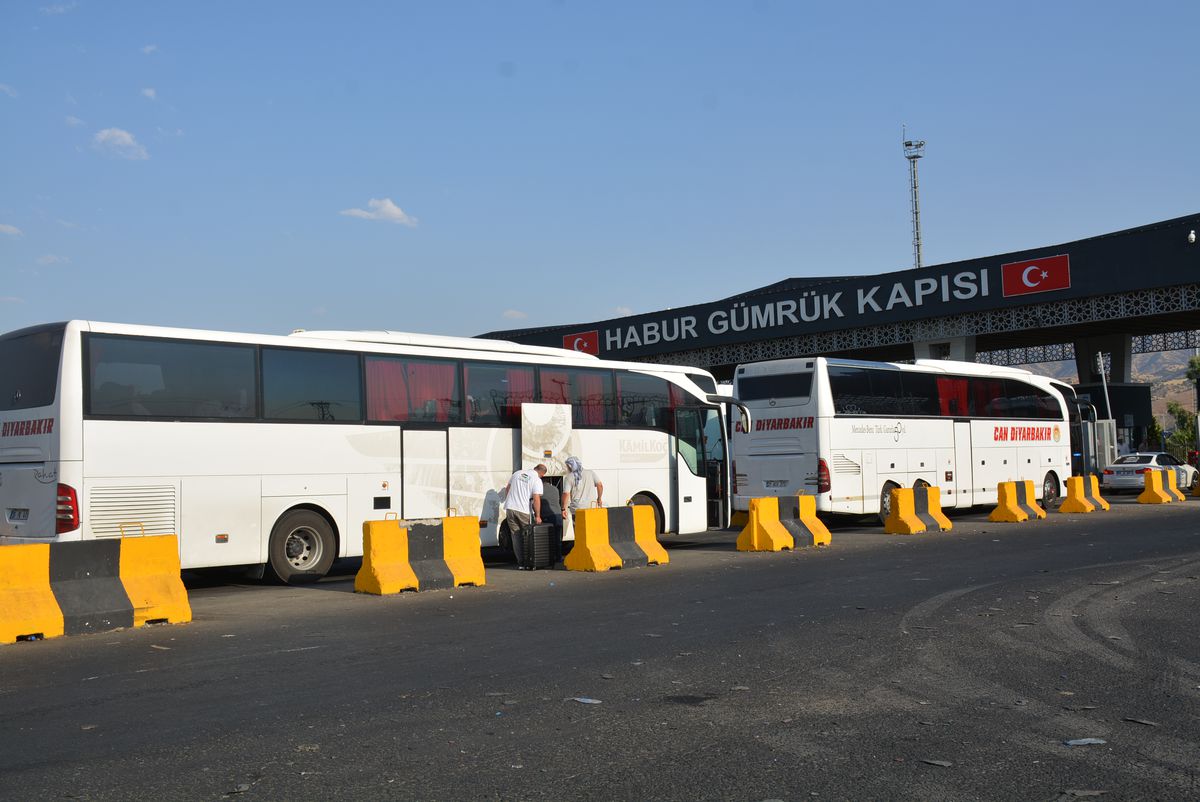 Filistin Konvoyu Habur Sınır Kapısı'na Ulaştı