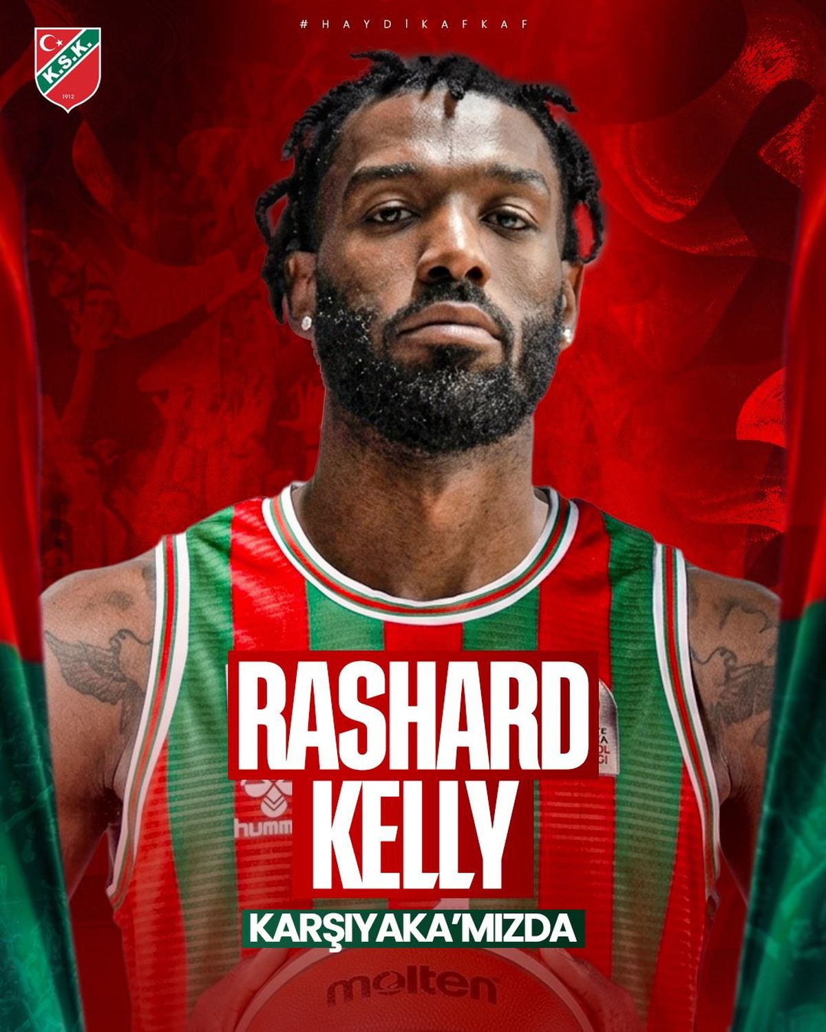 Karşıyaka, Rashard Kelly’yi kadrosuna kattı