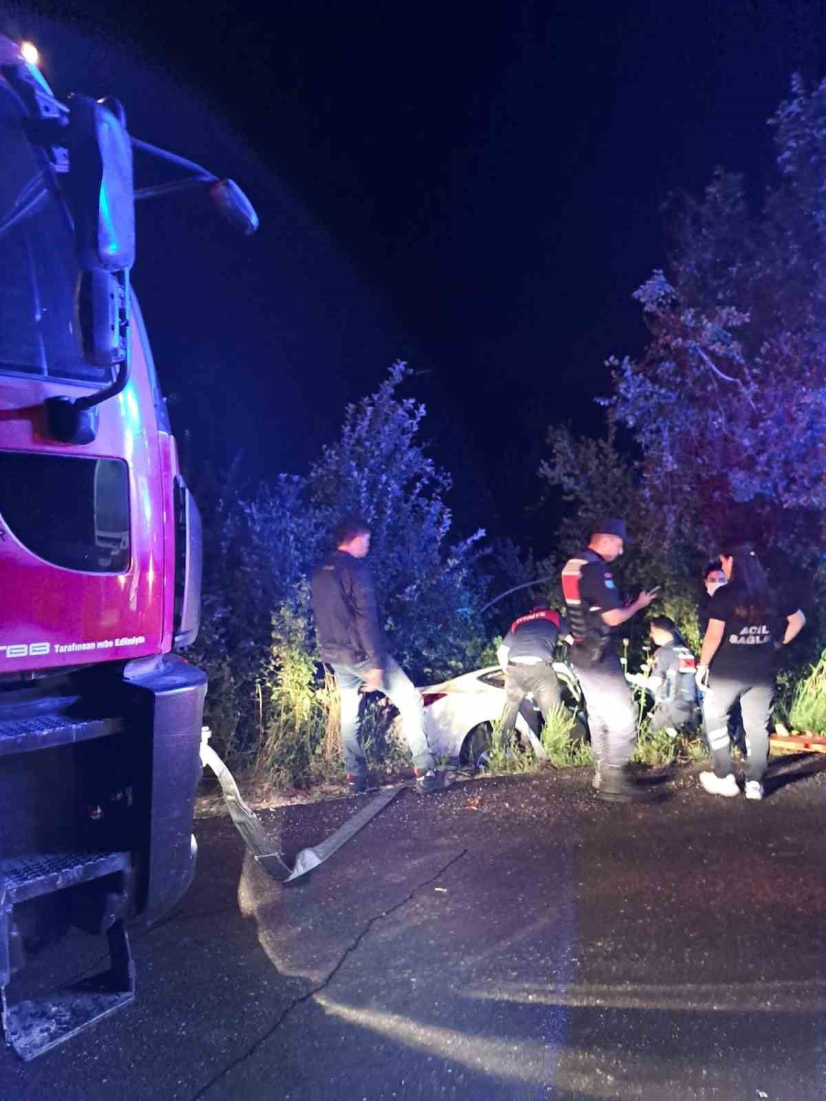 Cide'de Trafik Kazası: 1 Yaralı