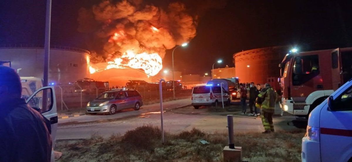 Zawiya Rafinerisine İHA Saldırısı: Yangın Çıktı