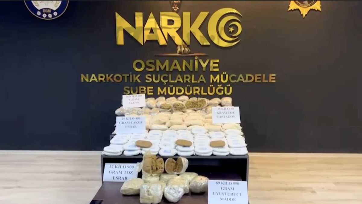 Osmaniye ve Gaziantep'te Ortak Uyuşturucu Operasyonu: 89 Kilo Ele Geçirildi, 1 Tutuklama